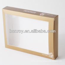 Printed Clear PVC Window Box Packaging with Custom Style